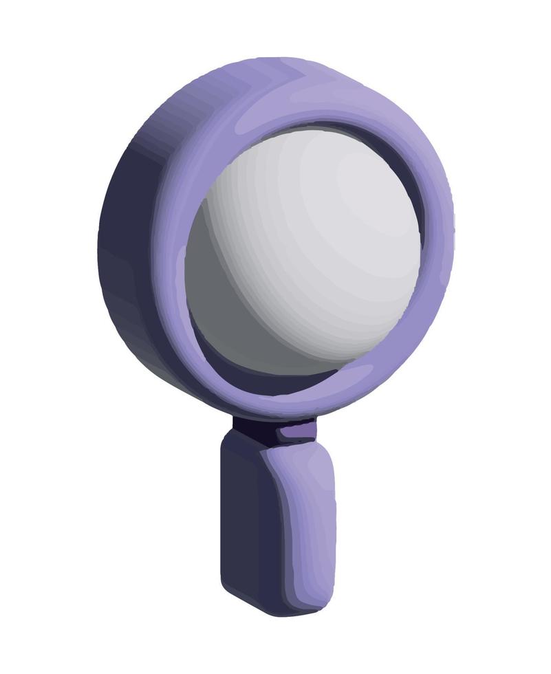 magnifying glass icon vector