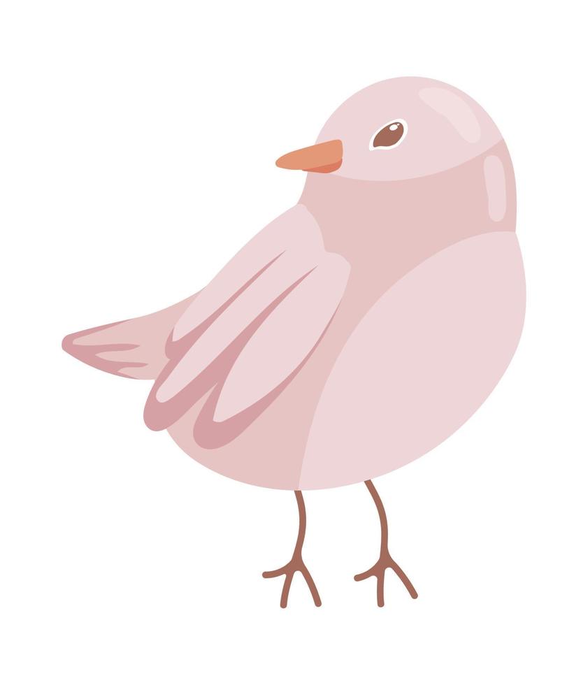 icono de pájaro aislado vector