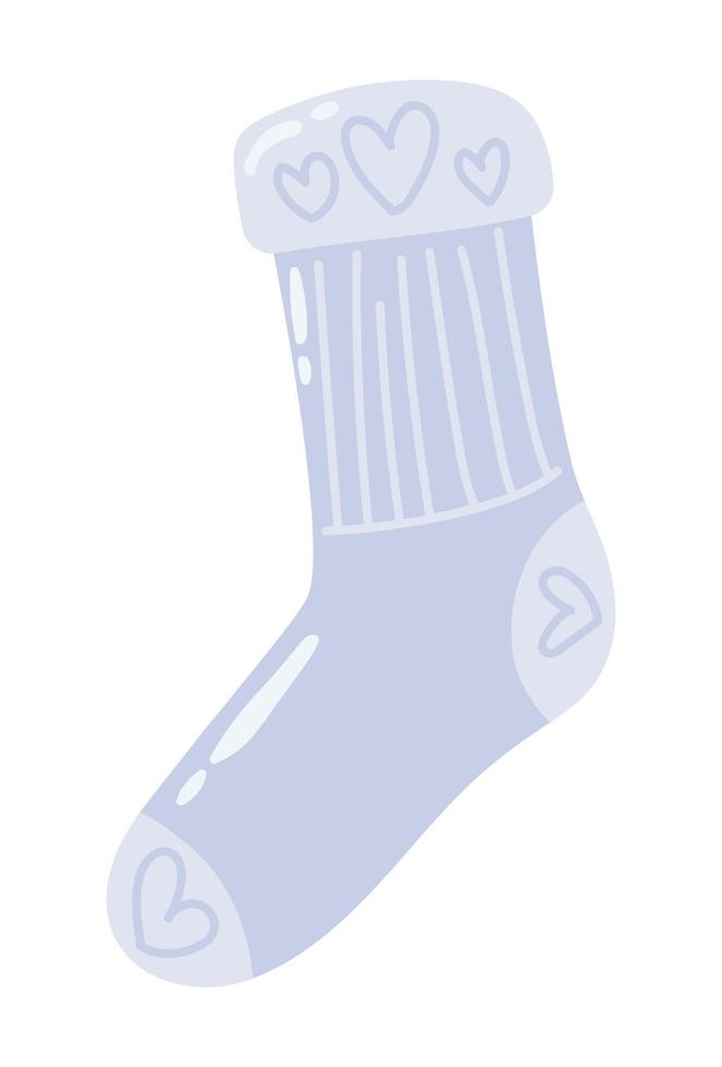 winter sock icon vector