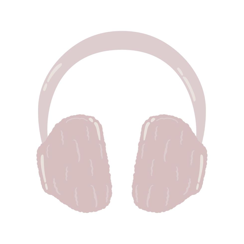 winter earmuffs icon vector