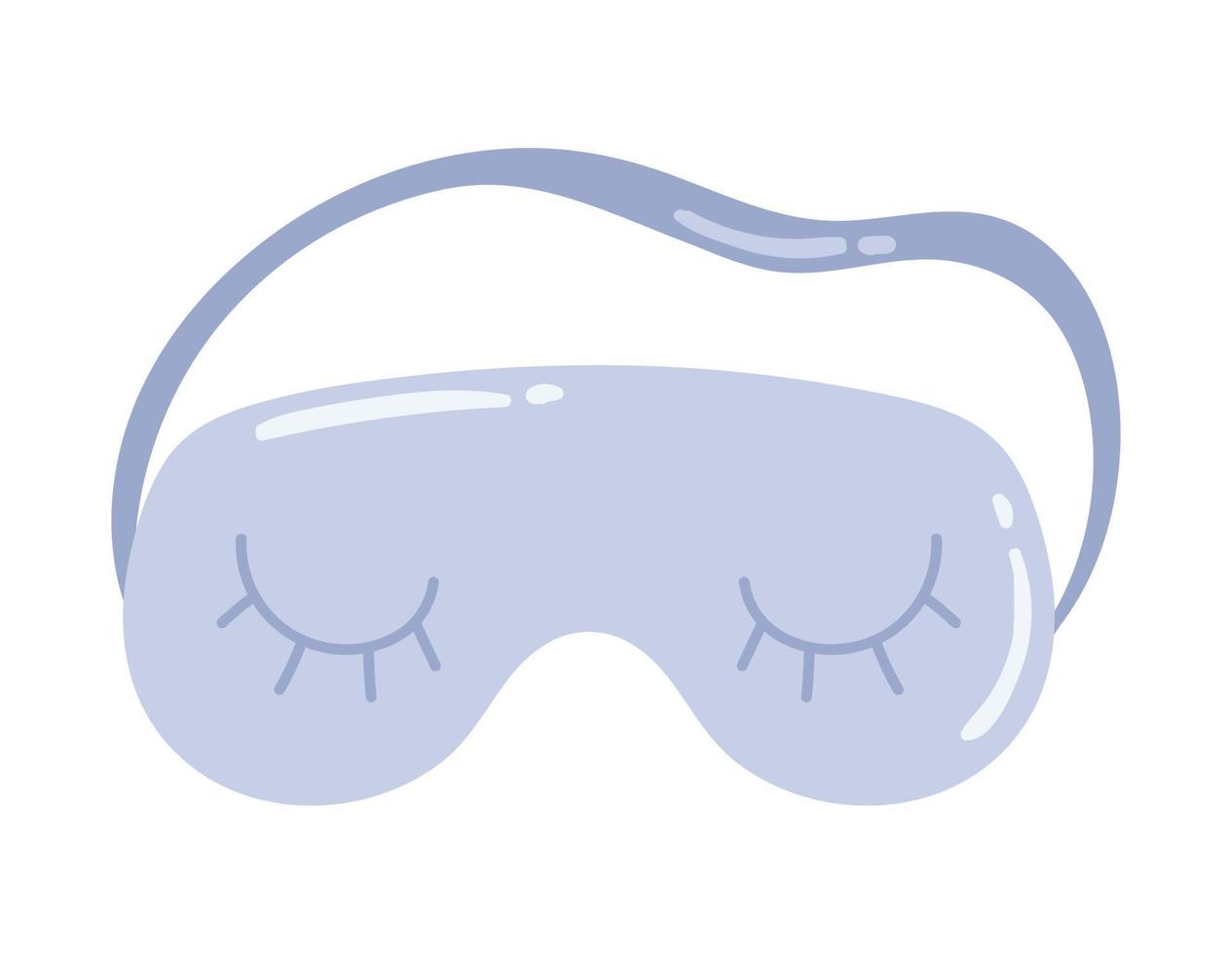 sleep mask icon vector