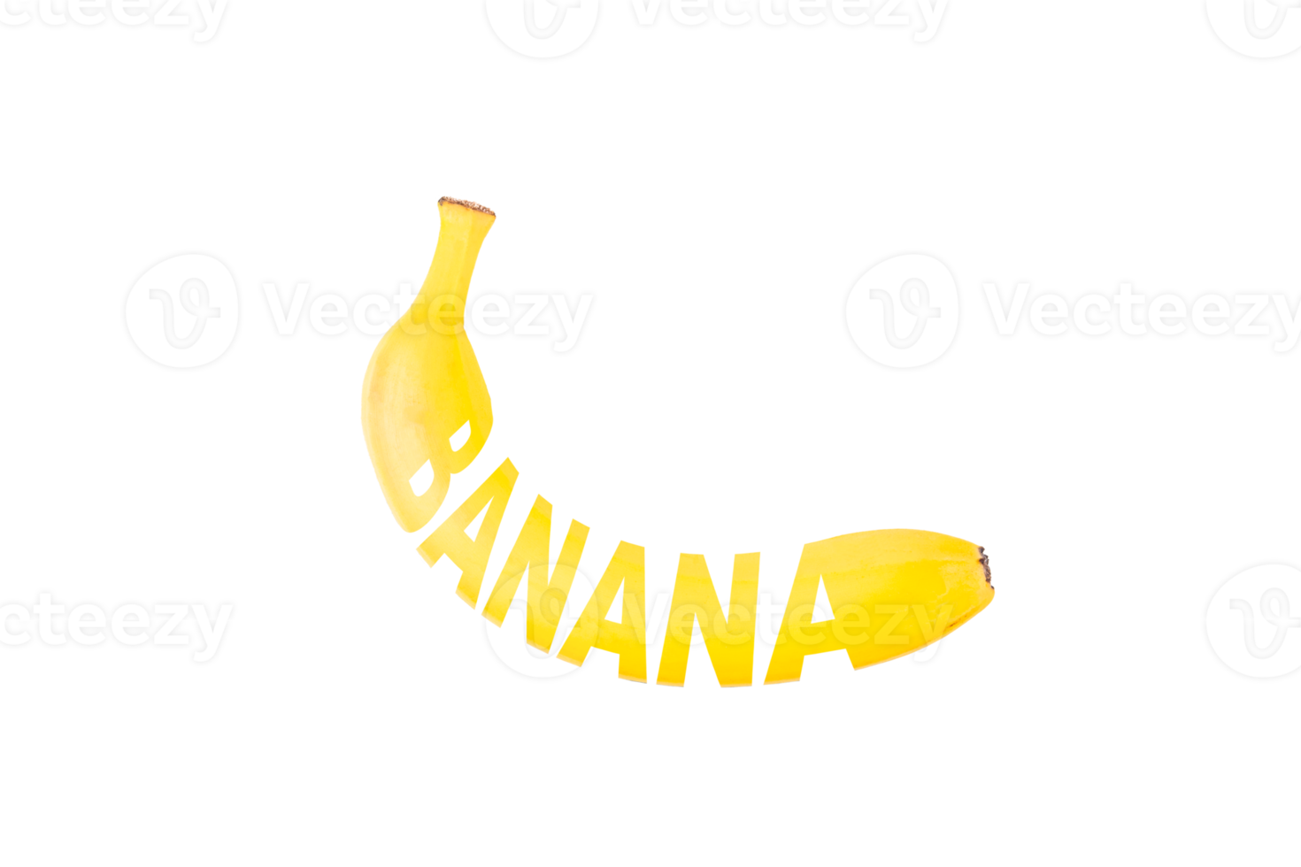 banan. ord banan. saftig mogen gul banan. transparent bakgrund. png