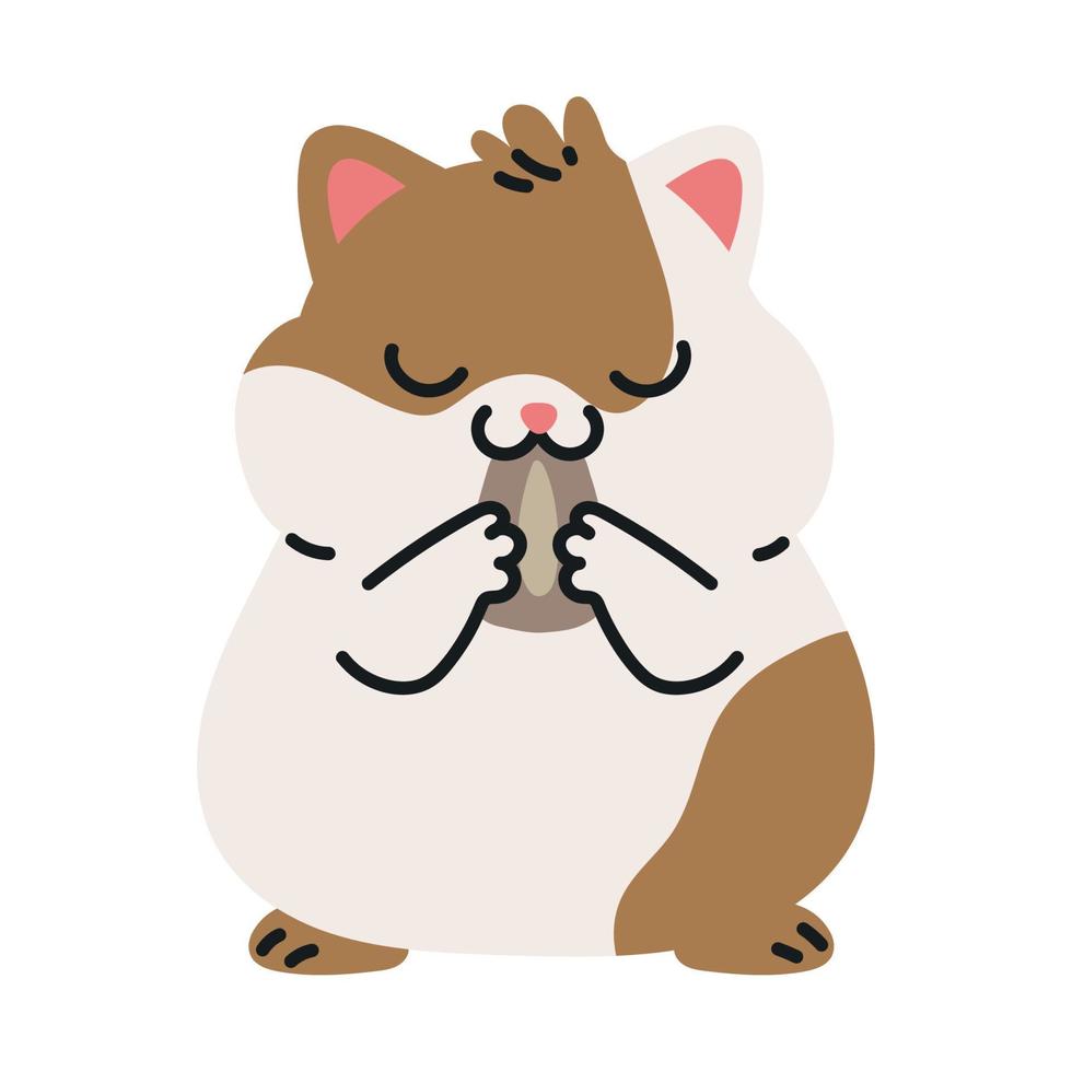 pet hamster icon vector