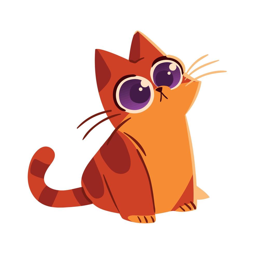 cat cute animal vector