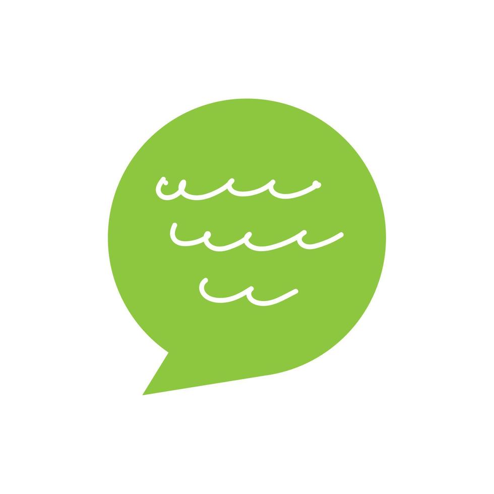 speech bubble icon vector