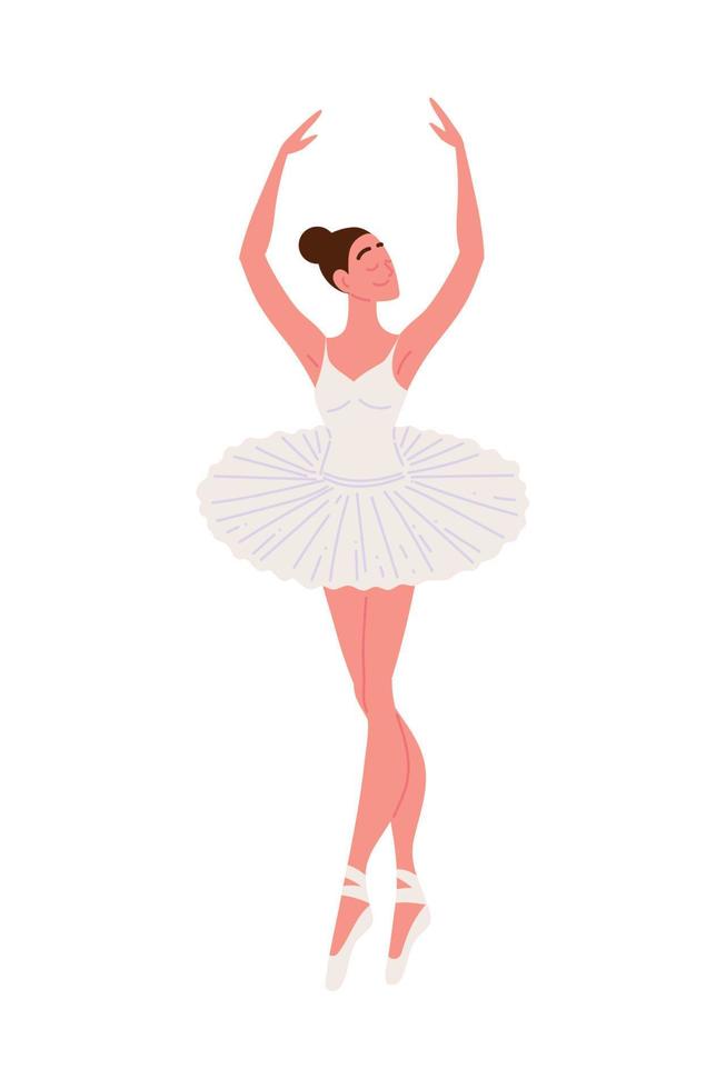 bailarina de ballet vector