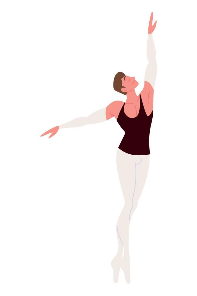 ballet male performance vector