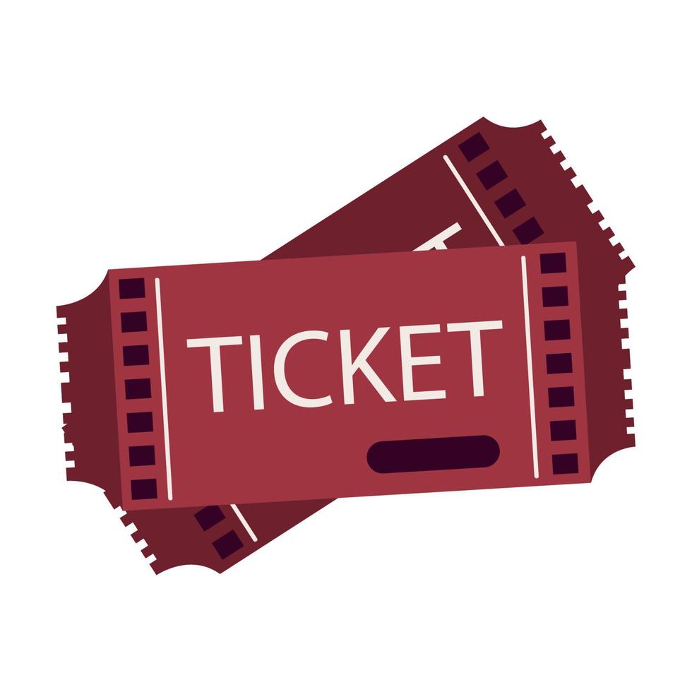 movie tickets icon vector
