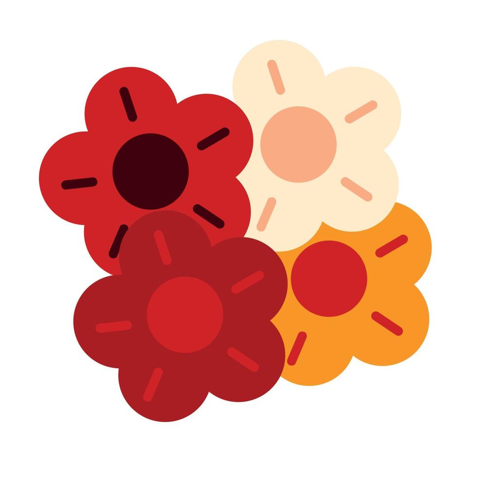 sakura flowers decoration vector