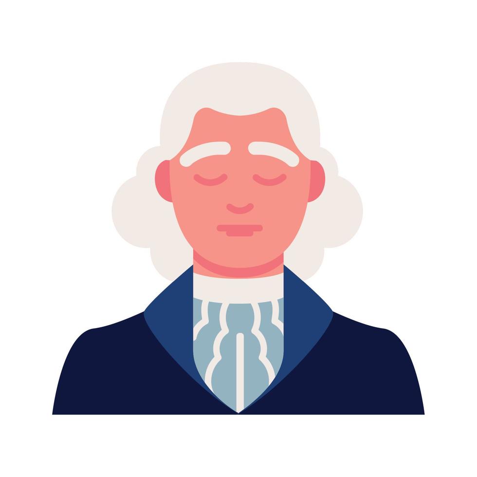 presidente george washington vector