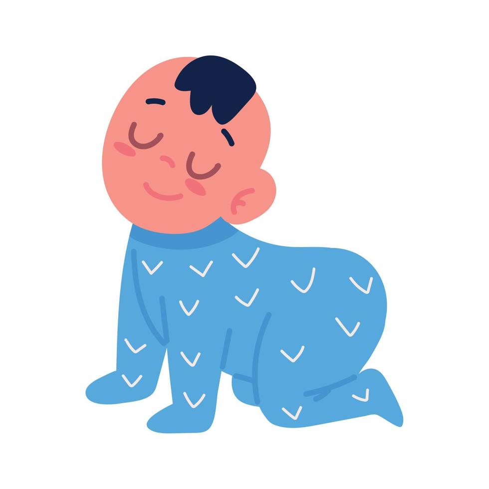 baby in bodysuit vector