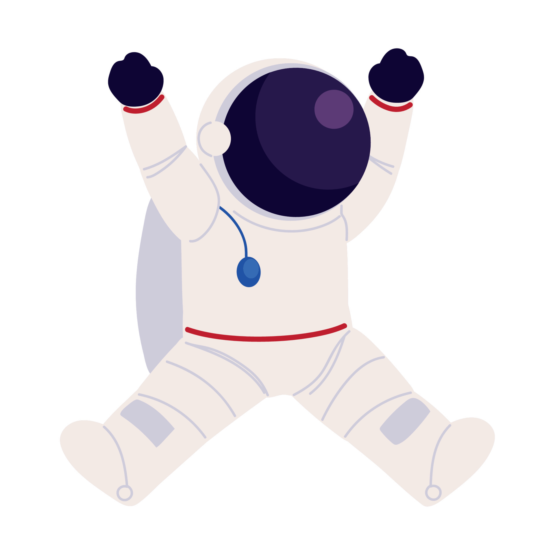 funny astronaut character 16756441 Vector Art at Vecteezy