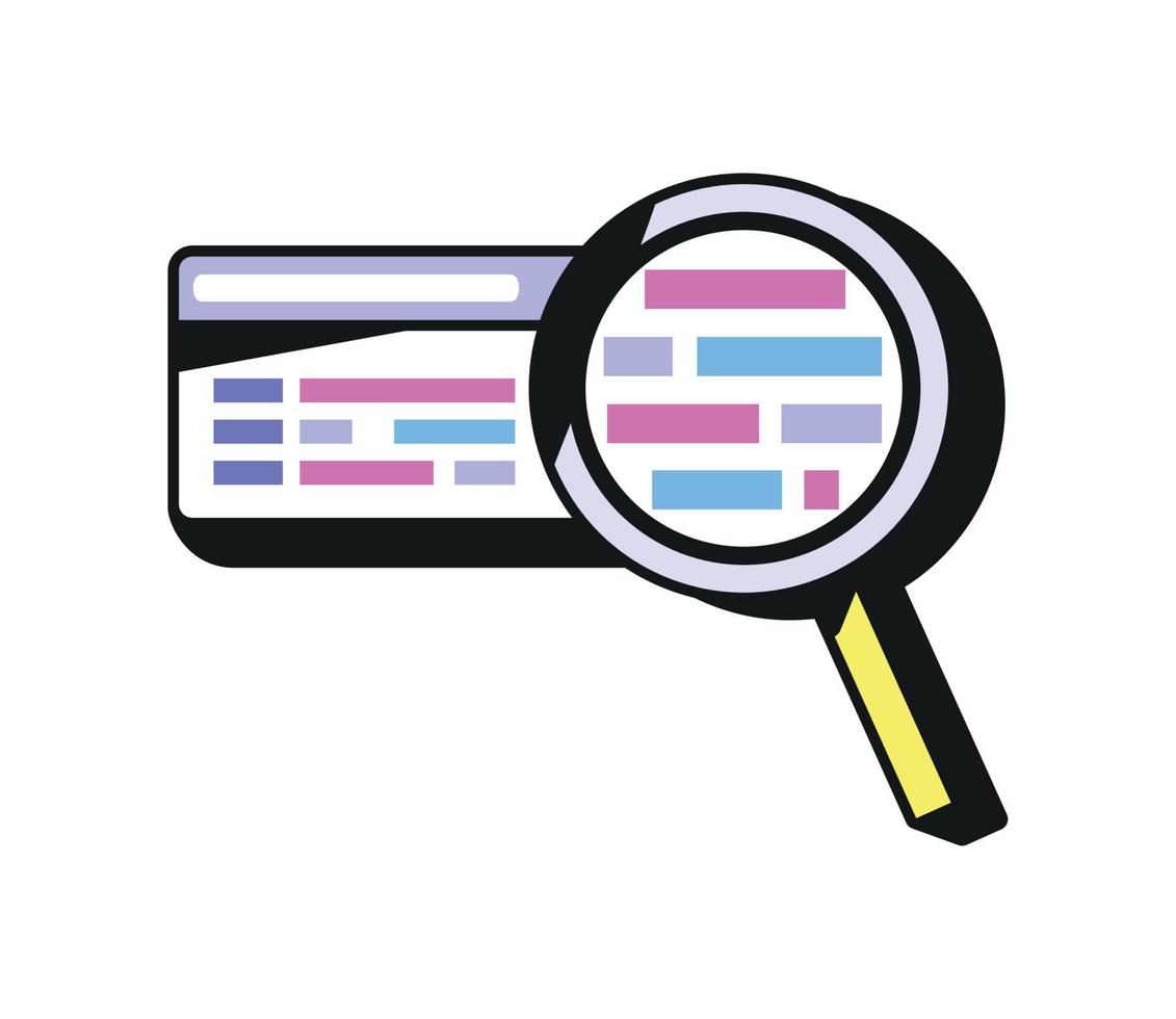 web development optimization vector