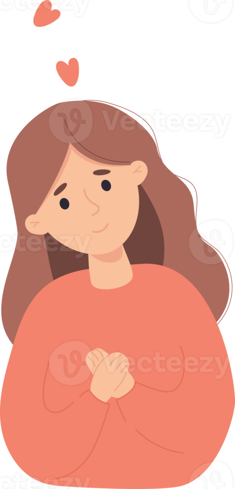 girl in love png