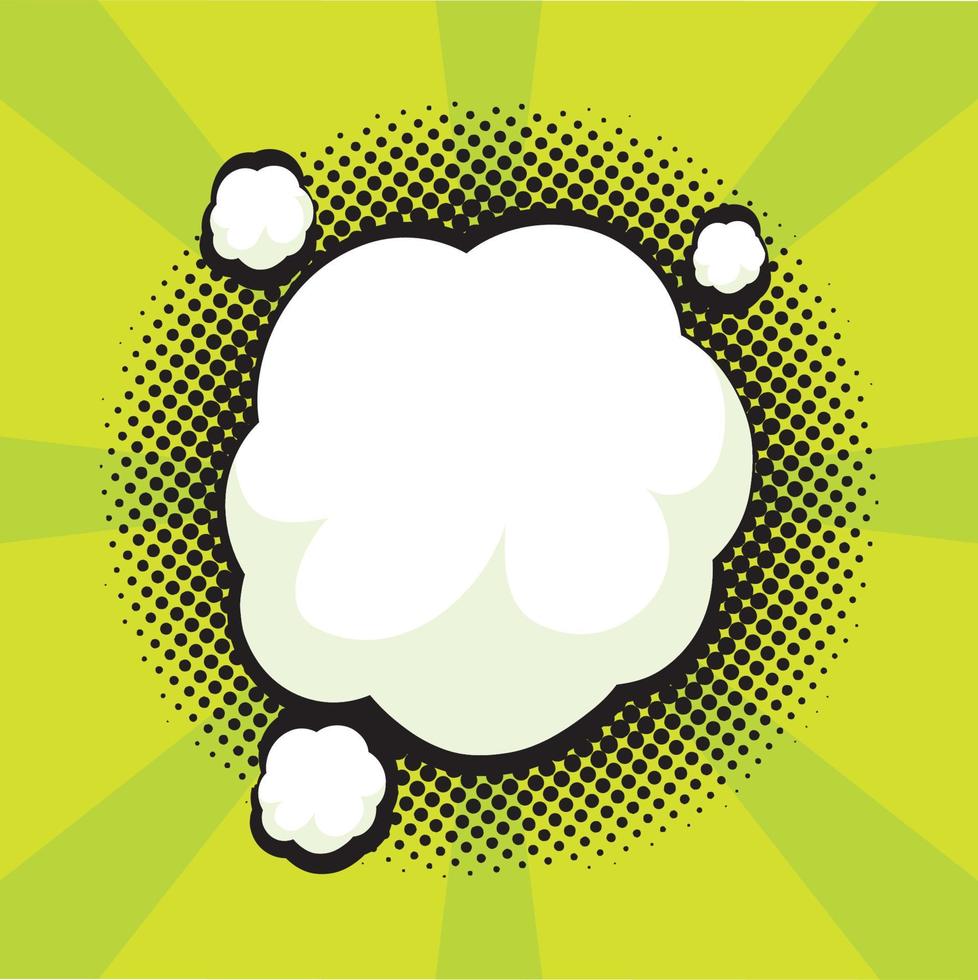 talk bubble pop art vector