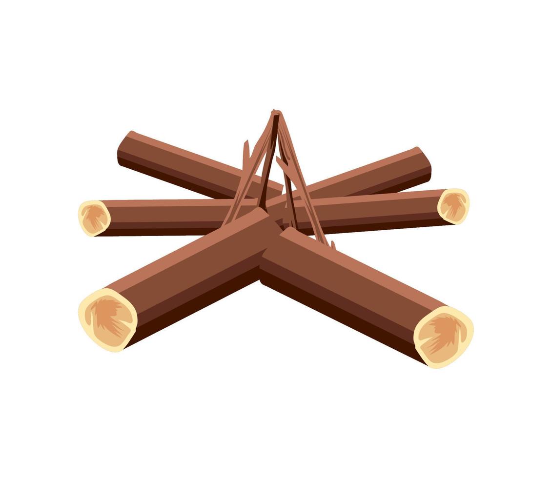 firewood vector icon