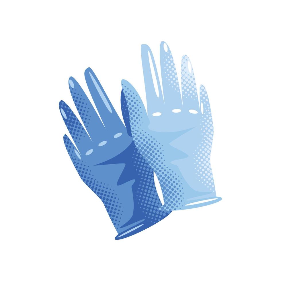latex gloves medical vector
