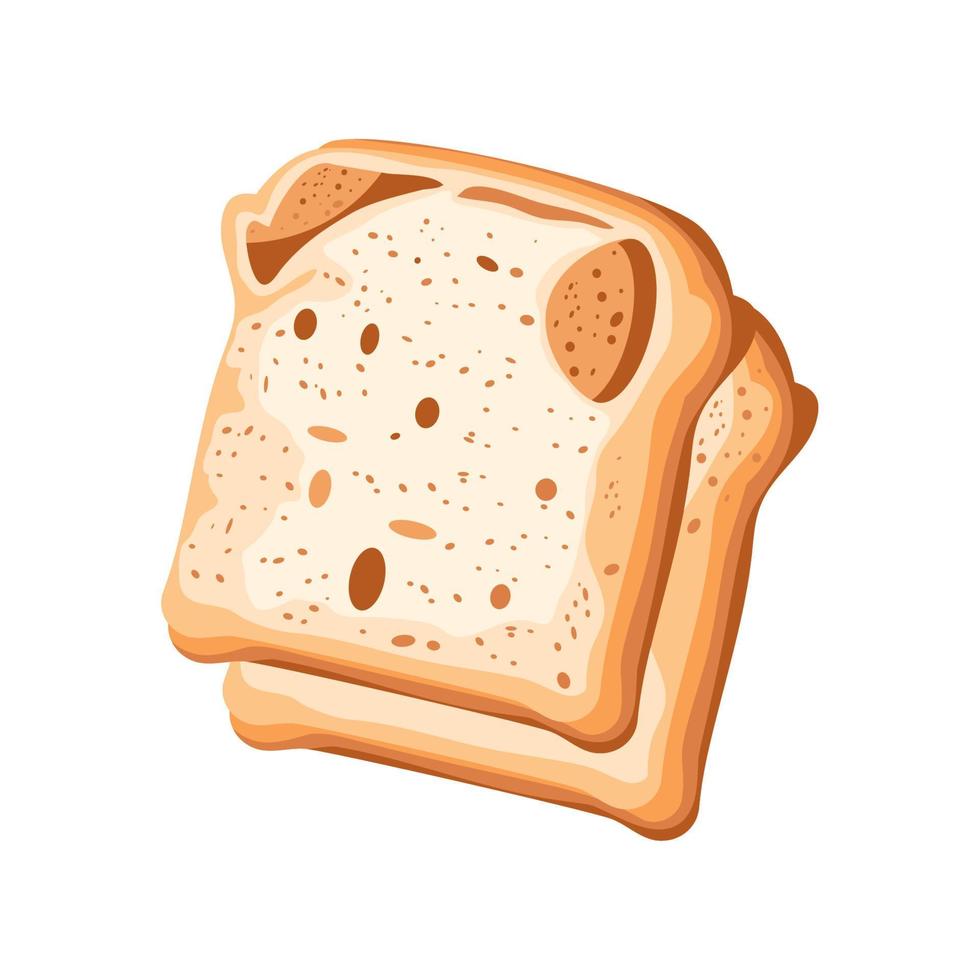 slices of bread vector