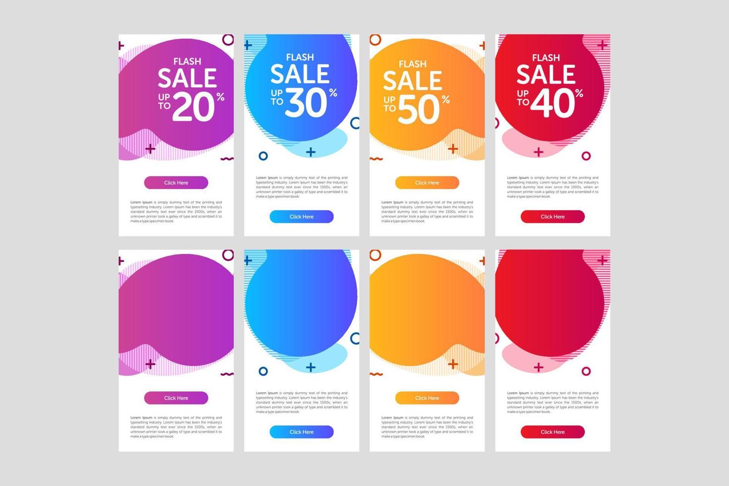 Colorful Banner Sale vector