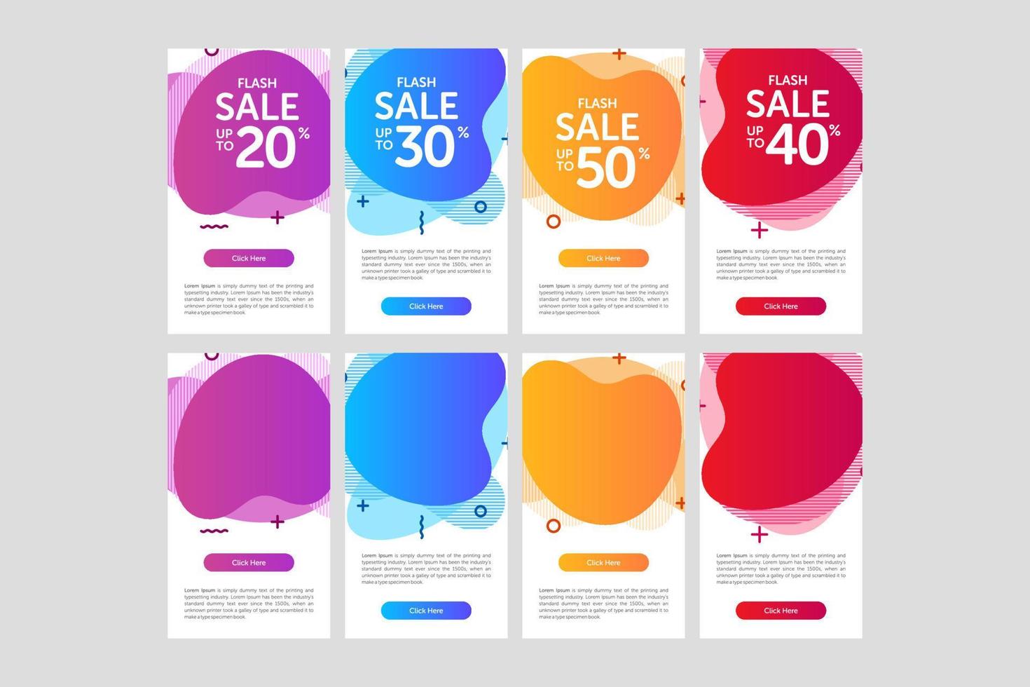 Colorful Banner Sale vector