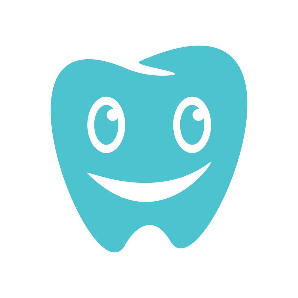 logotipo dental moderno vector