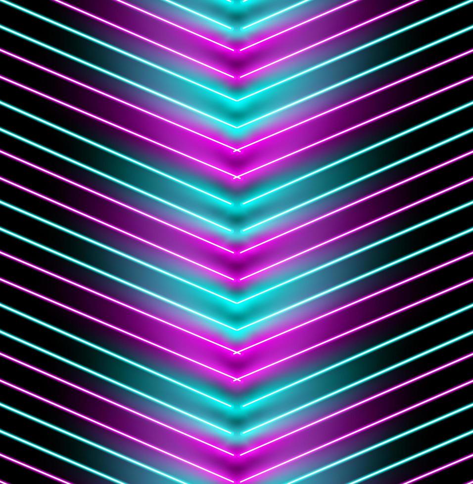 Abstract background, ultraviolet neon light, virtual reality, glowing lines, tunnel, pink blue vibrant colors, laser photo