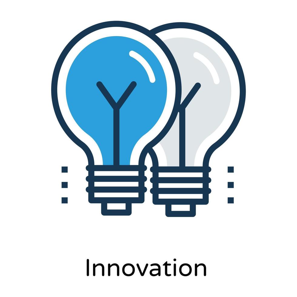 Trendy Innovation Concepts vector