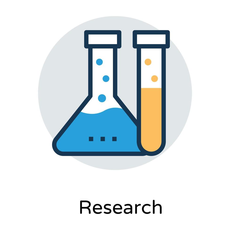 Trendy Laboratory Apparatus vector