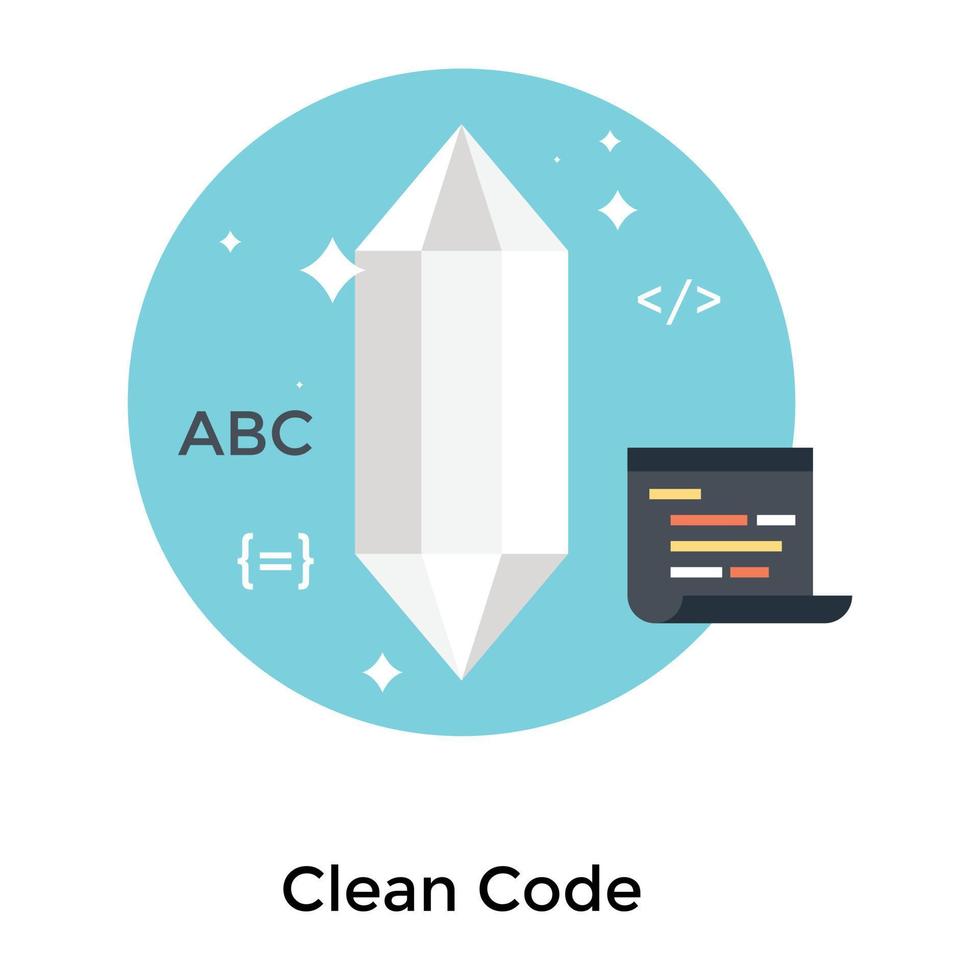 Trendy Clean Code 16760079 Vector Art at Vecteezy