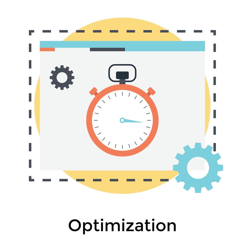 Trendy Website Optimization vector