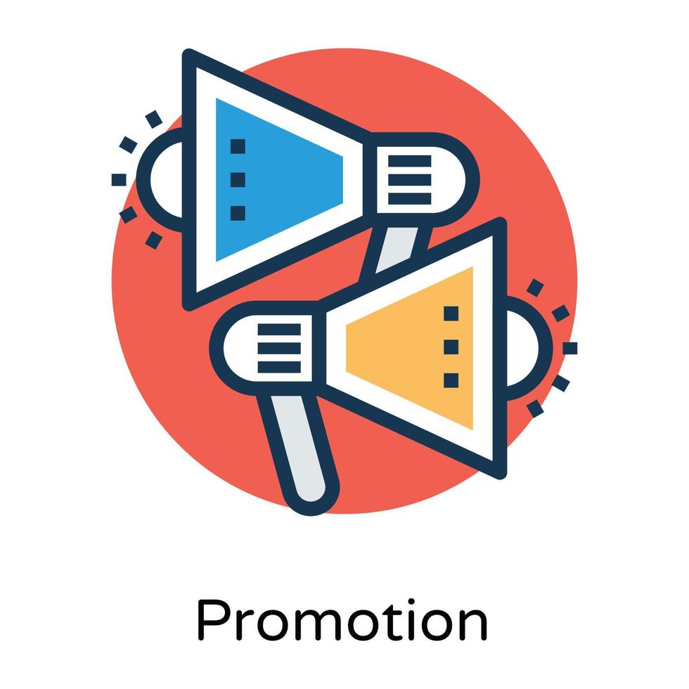 Trendy Promotion Concepts vector