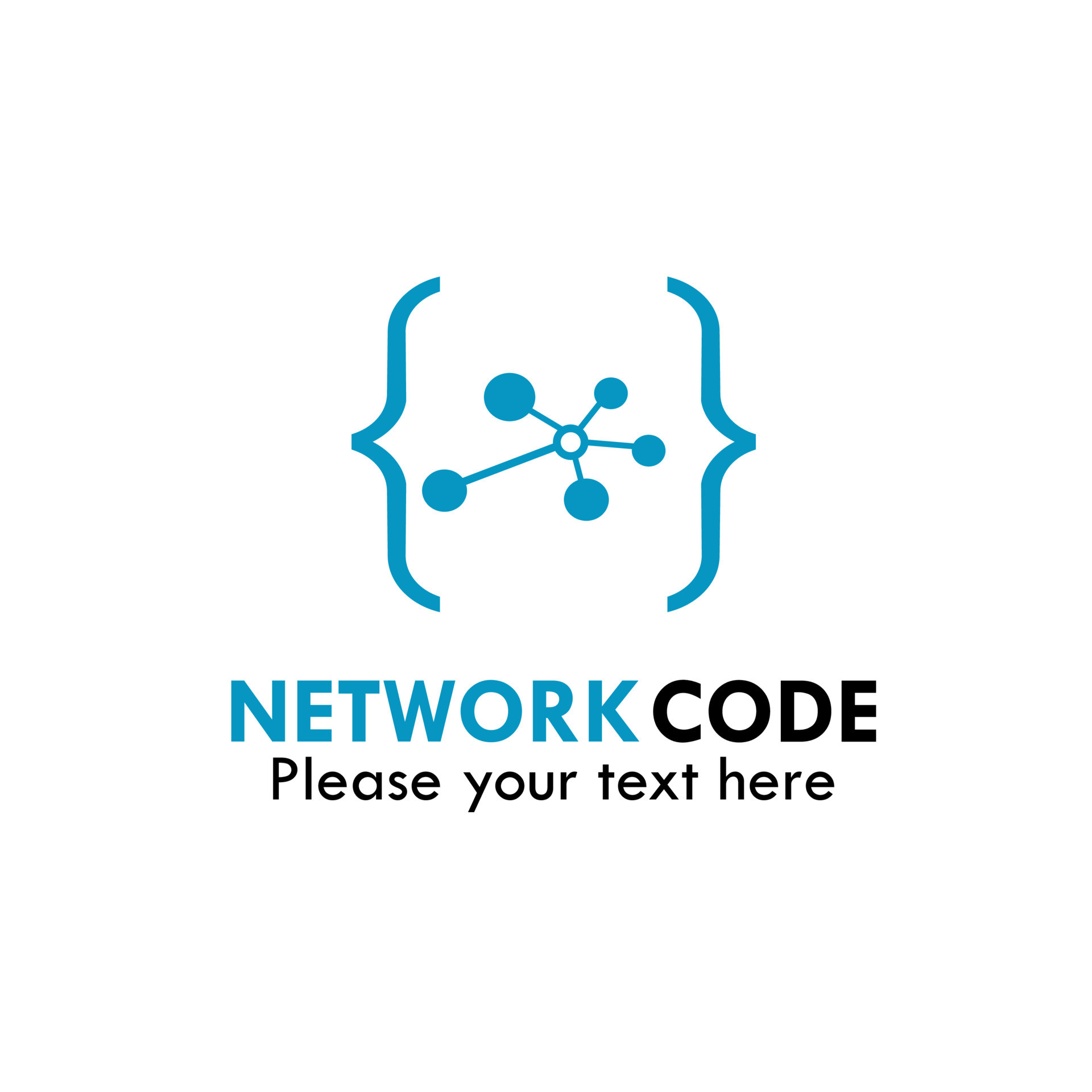 Network code logo design template illustartion. there are symbol code