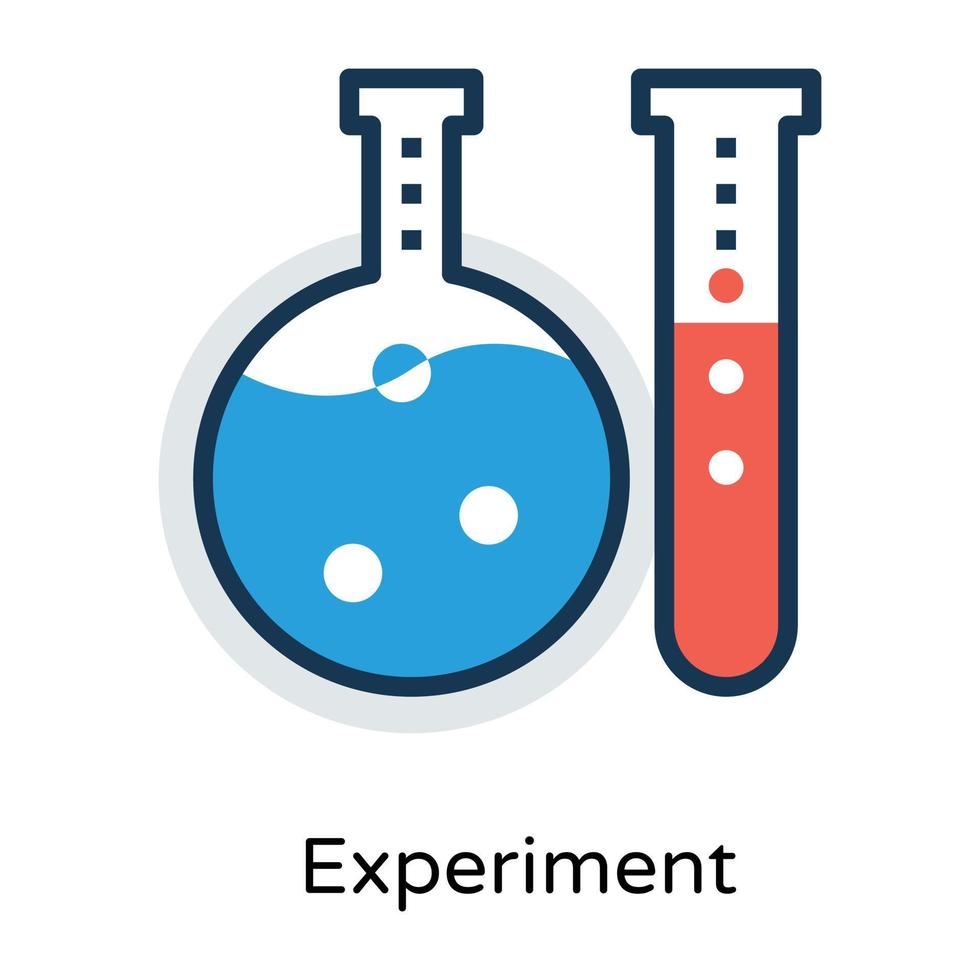 Trendy Laboratory Apparatus vector