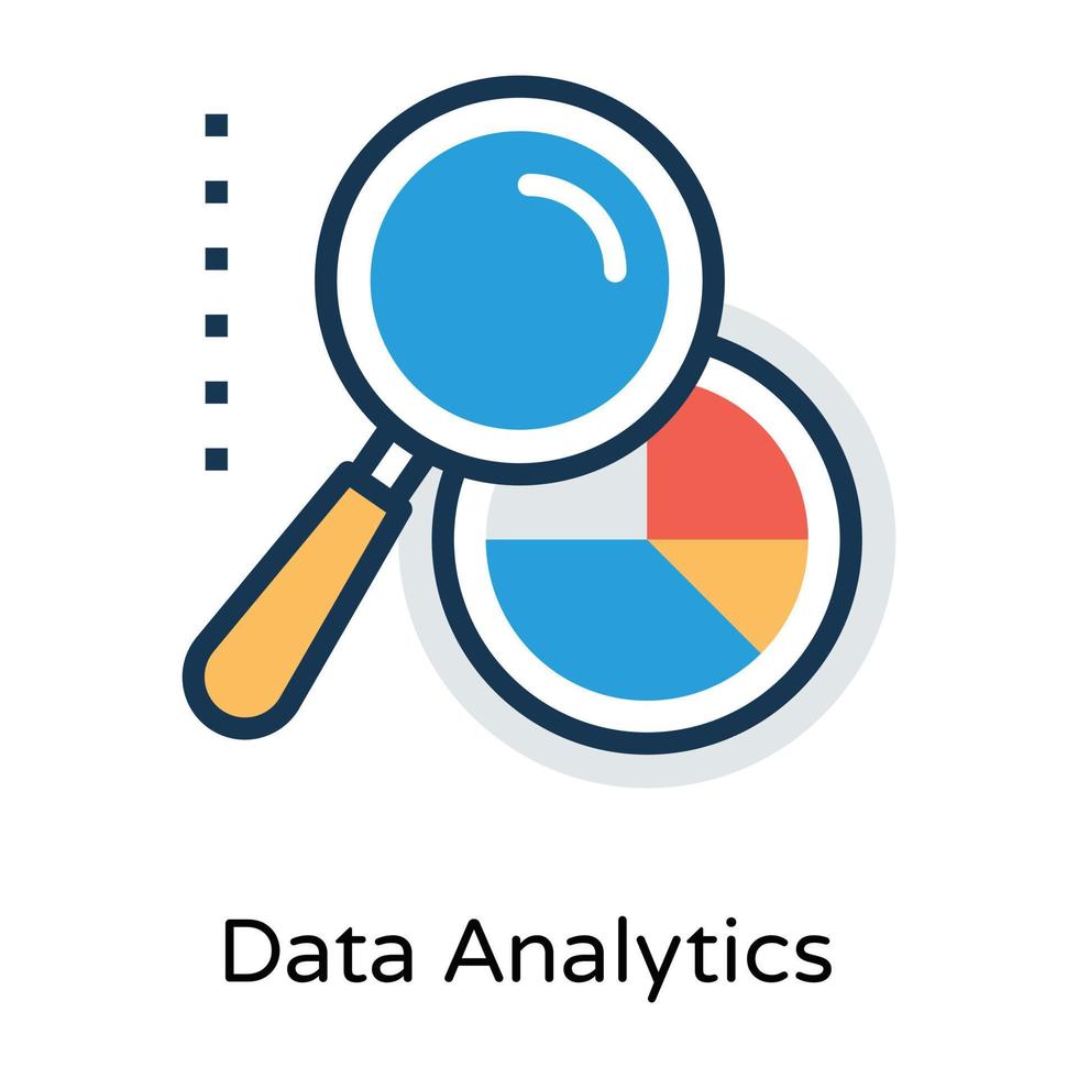 Trendy Market Analysis vector