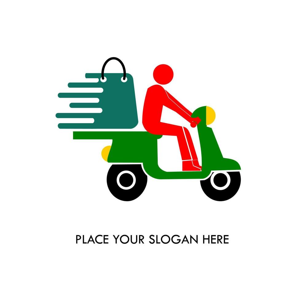 Delivery express logo template illustration. suitbale for brand vector