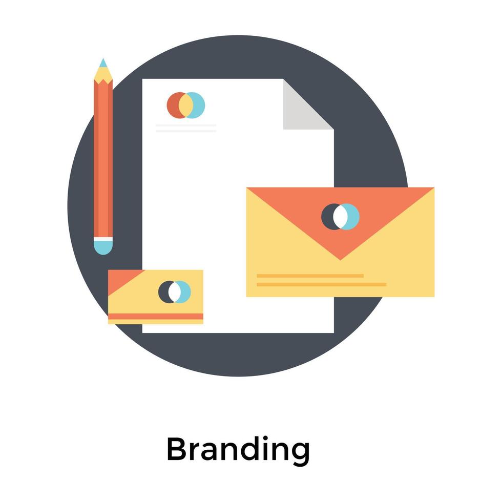 Trendy Content Marketing vector