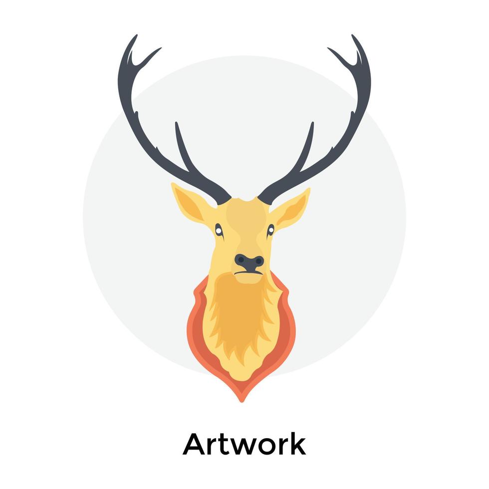 Trendy Reindeer Concepts vector