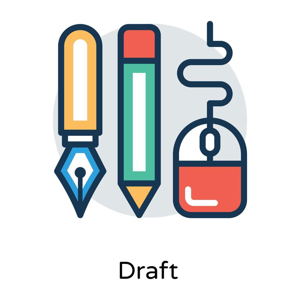 Trendy Computing Concepts vector