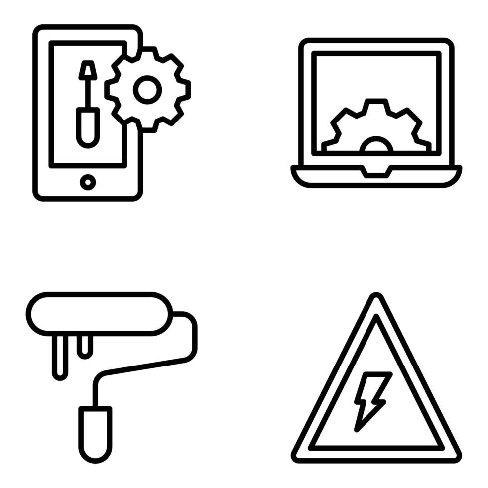 Pack of Maintenance Vector Icons 16761141 Vector Art at Vecteezy