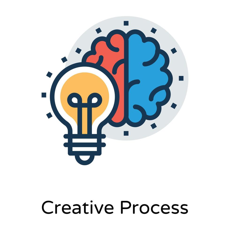 Trendy Creative Mind vector
