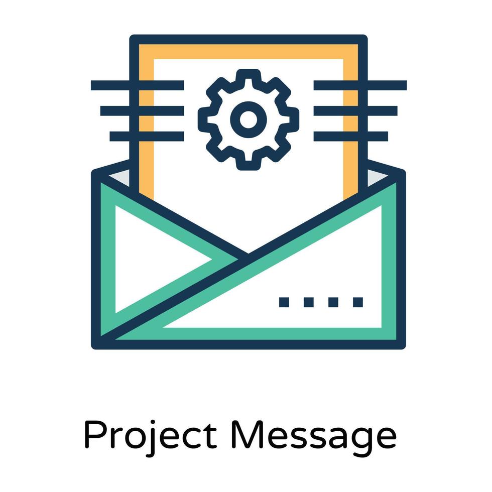 Trendy Message Concepts vector