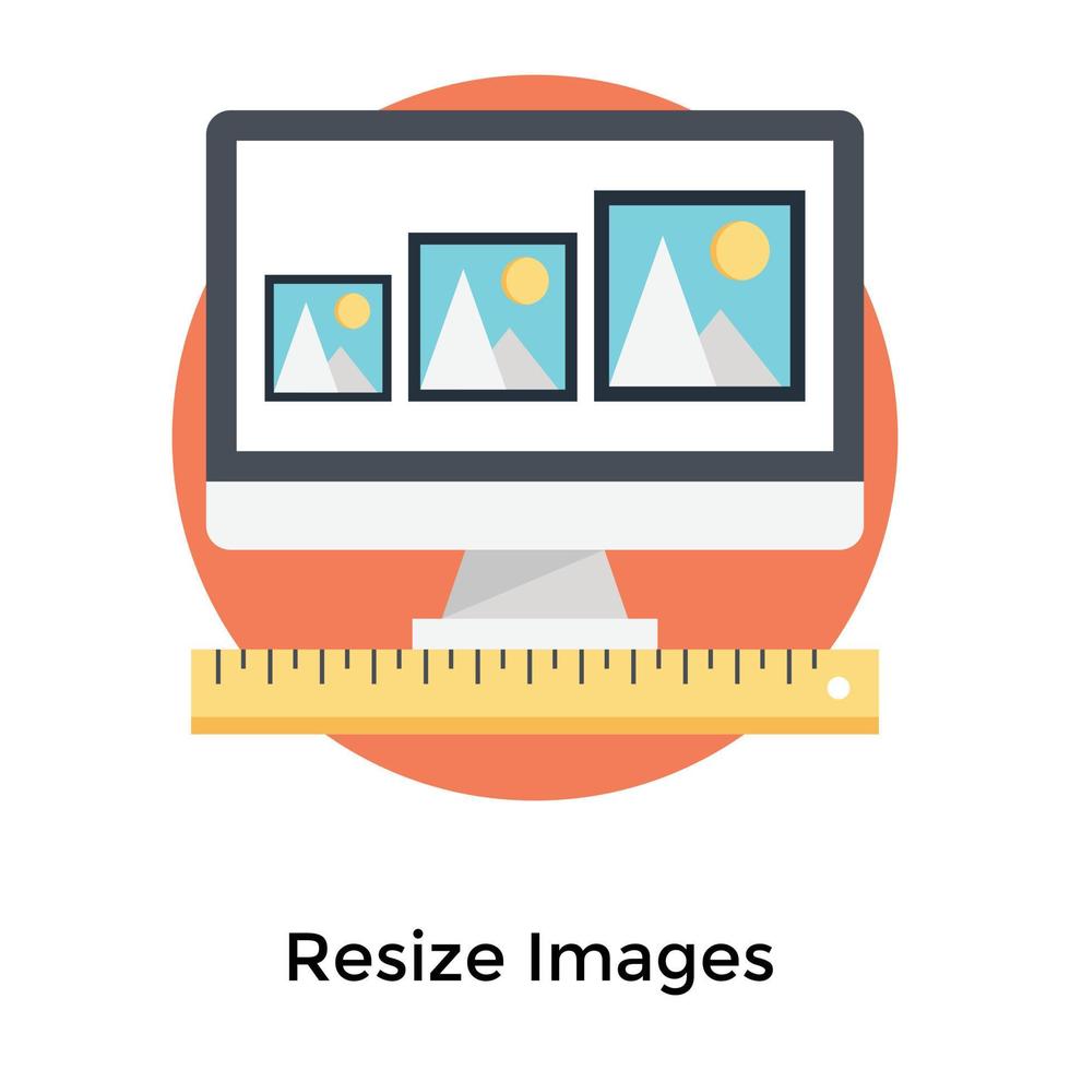 Trendy App Resizer vector