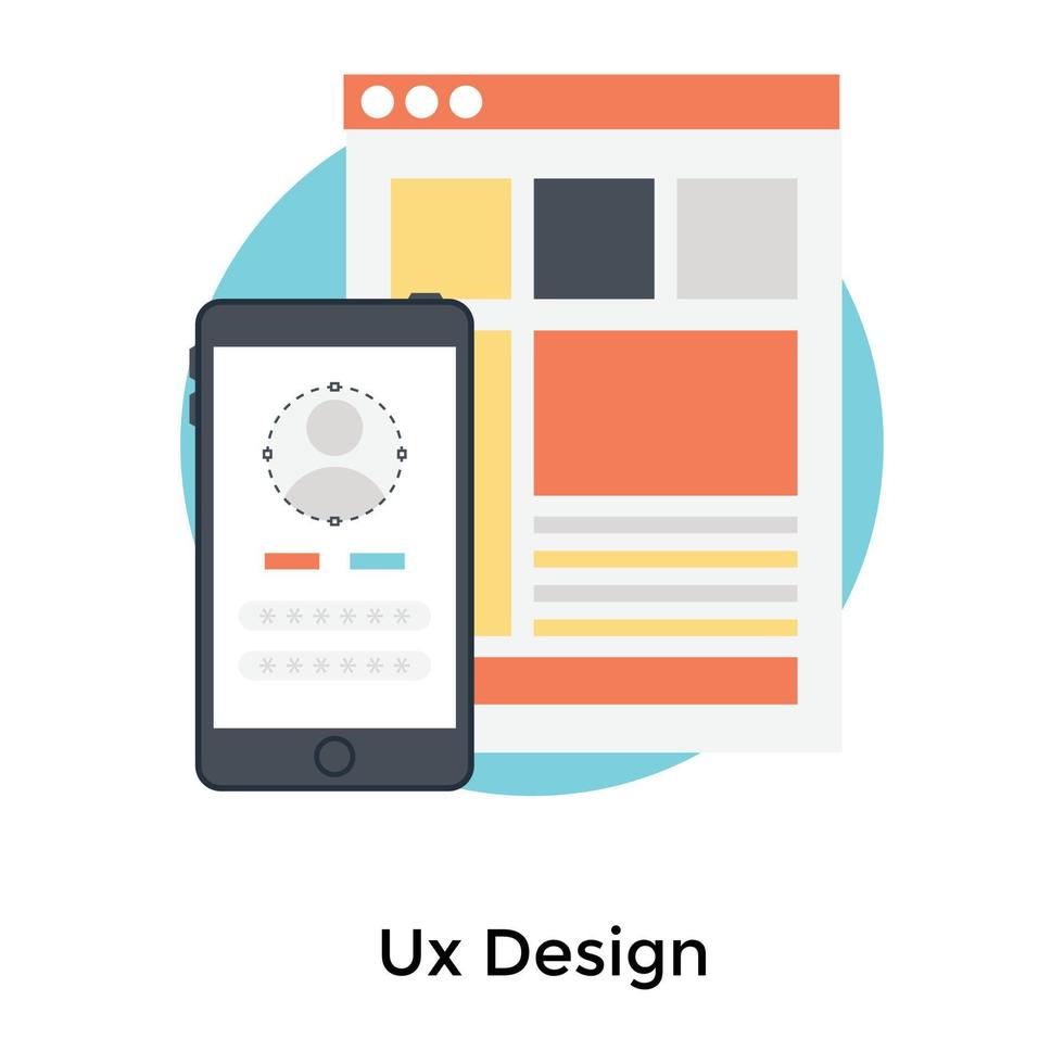 Trendy App Development 16761612 Vector Art at Vecteezy