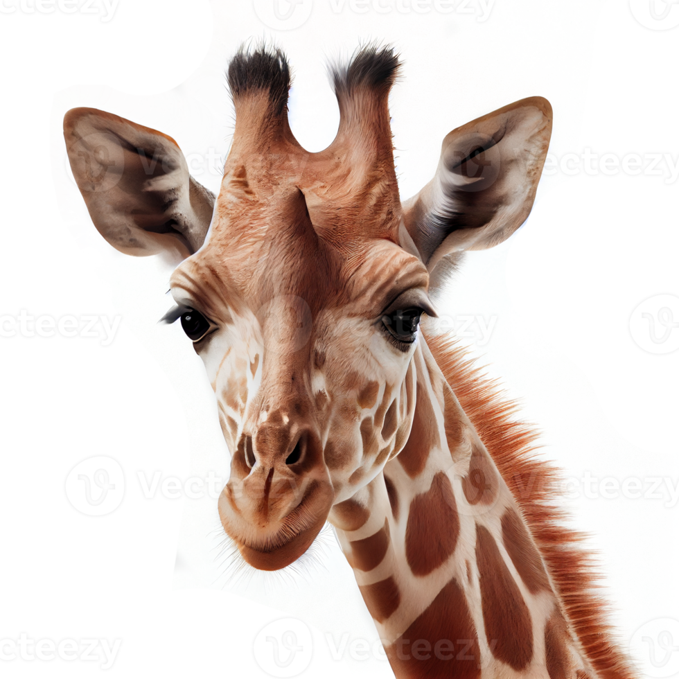 dier giraffe geïsoleerd png