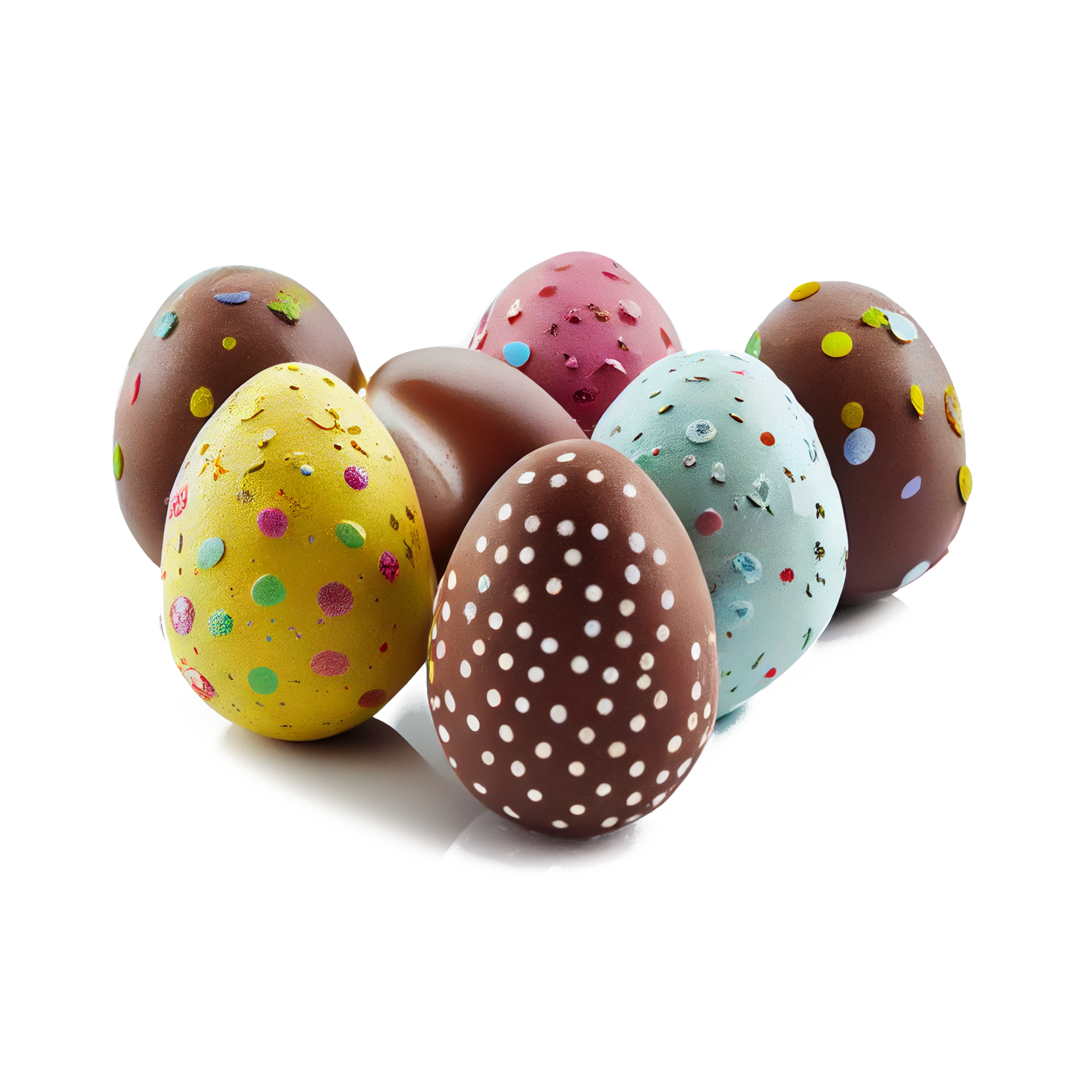 easter eggs colorful 16761889 PNG