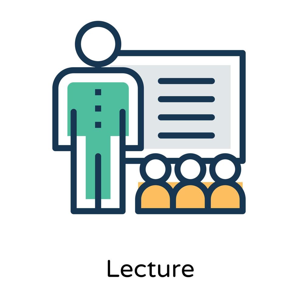 Trendy Classroom Concepts vector