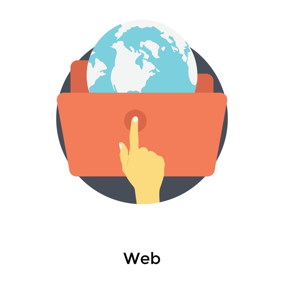 Trendy Global Network vector