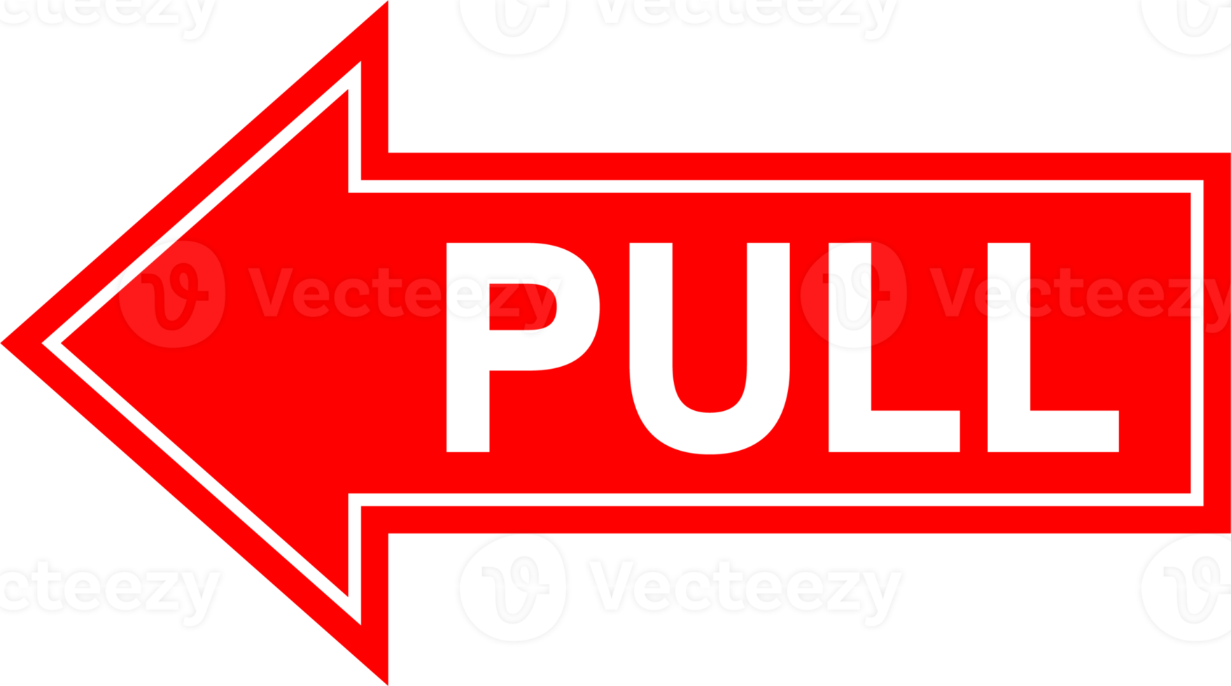 Pull the door signs. How to open the doors instruction symbol. png