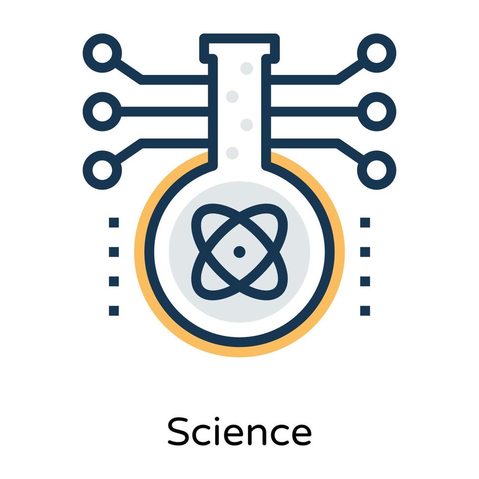 Trendy Lab Flask 16762345 Vector Art at Vecteezy