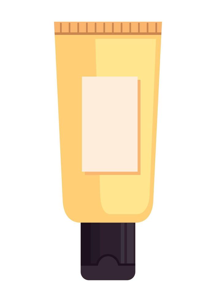 make up cream tube vector